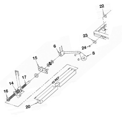 TORQUE TUBE, MANUAL-TAUPE